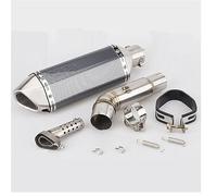 YUEYZHK Scarico Moto Completo Collettore Tubo con Scarico per CBF600 per Hornet 2007-2013 CBR 650f CBF600 CBF 600 Punta Uscita(4)
