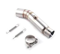 YUEYZHK Silenziatore di Scarico Moto Collettore Tubo di Collegamento per CBR500R CBR 300 CBR250 2012-2015 Cbr500 CBR250 CBR 500R Punta Uscita(2)