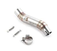 YUEYZHK Silenziatore di Scarico Moto Collettore Tubo di Collegamento per CBR500R CBR 300 CBR250 2012-2015 Cbr500 CBR250 CBR 500R Punta Uscita(3)