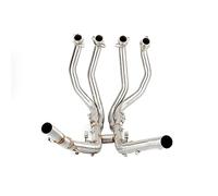 YUEYZHK Silenziatore di Scarico Moto Collettore Tubo di Collegamento per S&uzuki Hayabusa 1300 2021-2023 GSX1300R GSX 1300 R Punta Uscita