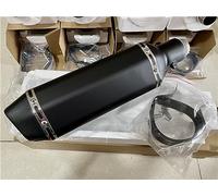 YUEYZHK Silenziatore di Scarico Moto Tubo 250cc 350cc 600cc Fuga Moto Tubo per Nmax Tmax530 Msx125 GSR600 Punta Uscita(7)
