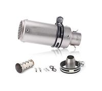 YUEYZHK Silenziatore di Scarico per Moto Silenziatore in Acciaio per Z800 900 Z1000 Zx6r Zx10r 51mm Punta Uscita(3)