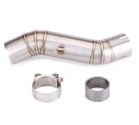 YUEYZHK Tubo del Tubo di Collegamento Dell'intestazione del Modificato del Motociclo per CBR500 CBR500R CB500F CB500X CB400 CBR400 CB400X CB400F Punta Uscita