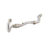 YUEYZHK Tubo di Collegamento Centrale di Scarico per Moto Slip On Connettore Adattatore di Scarico per CRF 300 L 2021-2023 CRF300 Rally CRF300L Punta Uscita