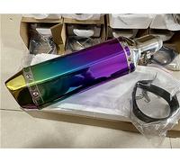 YUEYZHK Tubo di Collegamento per Tubo di Scarico per Moto 250cc 350cc 600cc Connettore Adattatore per Tubo di Collegamento Tubo Slip-on Stabile per GSR600 Punta Uscita(6)