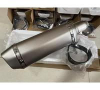 YUEYZHK Tubo di Collegamento per Tubo di Scarico per Moto 250cc 350cc 600cc Connettore Adattatore per Tubo di Collegamento Tubo Slip-on Stabile per GSR600 Punta Uscita(3)