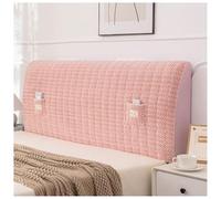 YUEZHONG Copri Testiera Letto, Copri Testiera Tutto Compreso In Velluto Granulare Con Tasca, Antipolvere Calda(Pink,220x65cm/87x26in)