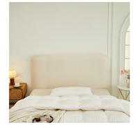 YUEZHONG Copritestata In Velluto For Letto Matrimoniale California King Size, Copritestata In Velluto Elasticizzato Antipolvere, For L'arredamento Della Camera Da Letto(Cream,180x65cm/71x25.6in)