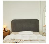 YUEZHONG Copritestata In Velluto For Letto Matrimoniale California King Size, Copritestata In Velluto Elasticizzato Antipolvere, For L'arredamento Della Camera Da Letto(Dark Gray,200x65cm/79x25.6in)