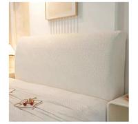 YUEZHONG Copritestata In Velluto Per Letto Singolo, Matrimoniale, King Size, Copritestata Spessa, Copritesta Elasticizzata Antipolvere Per L'arredo Della Camera Da Letto(Cream,220x65cm/87x26in)