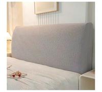 YUEZHONG Copritestata In Velluto Per Letto Singolo, Matrimoniale, King Size, Copritestata Spessa, Copritesta Elasticizzata Antipolvere Per L'arredo Della Camera Da Letto(Grigio,160x65cm/63x26in)