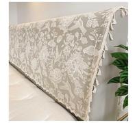 YUEZHONG Copritestata Letto Di Lusso In Pizzo, Copritestata Letto Antipolvere, Con Nappe Bohémien, Lavabile(Bird,240x140cm/94x55in)