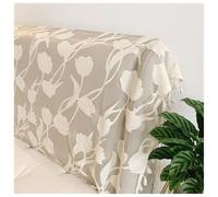 YUEZHONG Copritestata Letto Di Lusso In Pizzo, Copritestata Letto Antipolvere, Con Nappe Bohémien, Lavabile(Flower,220x140cm/87x55in)