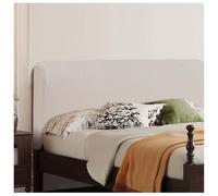 YUEZHONG Copritestata Letto Elasticizzata Queen Cal King Full Size, Copritestata Letto In Tessuto Di Lino, Copritestata Antipolvere For Camera Da Letto(Stone white,Cal King/67-75in)