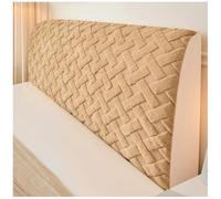 YUEZHONG Copritestata Letto In Pelliccia Sintetica Di Coniglio For Letto Matrimoniale, King Size, Copritestata In Peluche Spesso, Protettiva For L'arredamento Della(Camel,200x65cm/79x25.6in)