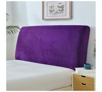 YUEZHONG Copritestata Letto In Velluto For Letto Matrimoniale, Copritestata Letto Elasticizzata Con Fondo Elastico, For L'arredamento Della Camera Da Letto(Purple,87-93in)