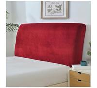 YUEZHONG Copritestata Letto In Velluto For Letto Matrimoniale, Copritestata Letto Elasticizzata Con Fondo Elastico, For L'arredamento Della Camera Da Letto(Burgundy red,Full/47-53in)