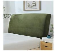 YUEZHONG Copritestata Letto In Velluto For Letto Matrimoniale, Copritestata Letto Elasticizzata Con Fondo Elastico, For L'arredamento Della Camera Da Letto(Tree Green,Full/47-53in)