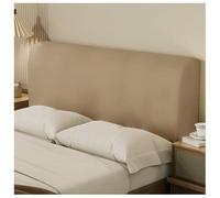 YUEZHONG Copritestata Letto In Velluto For Letto Matrimoniale O King Size, Copritestata Letto Elasticizzata, Copritestata Antipolvere For Camera Da Letto Del Dormitorio(Camel,Full/41-53in)
