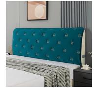 YUEZHONG Copritestata Letto In Velluto Spesso For Letto Matrimoniale Queen Size, Copritestata Letto Trapuntata Con Tasca, Lavabile, For Camera Da Letto(Green,220x65cm/87x26in)