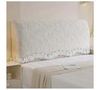 YUEZHONG Copritestata Rinfrescante For Queen Cal King Full Size, Copritestata In Seta Elasticizzata Ghiacciata Protezione Antipolvere For L'arredamento Della Camera Da Letto(Coffee,160x60cm/63x24in)