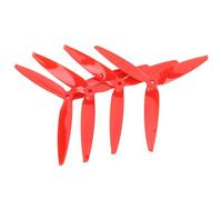Yuezhongoo 4PCS a Tre Pale, Tri Blade eliche in policarbonato 7040 FPV elica con 3 Lame per 7 Pollici 8 Pollici FPV RC Drone (Rosso)