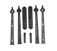 Yuezhongoo Hardware de puerta de garaje magnético, bisagras de la puerta de garaje magnético Manijas Estilo accesorio de Hardware de puerta Decorativa de ABS