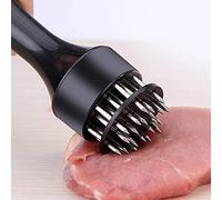 yufana Tenderizer per Carne,Tenera Carne in Acciaio Inox 21 Aghi in Acciaio Ago per Bistecca Martello per Bistecca Manuale Ago da Bistecca Affilato,per Carne Tenera Carne Suina Carne di Vitello(Nero)
