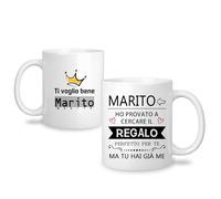 Yufansd Tazza Ceramica 11oz - Ho Provato A Cercare Il Regalo Perfetto Per Te Ma Tu Hai Già Me - Personalizzata Tazza di San Valentino e Natale per Marito