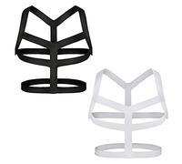 YUFEIDA Cintura da uomo con cintura elastica Halter Nylon elastico Tracolla Clubwear Costumi Cinture