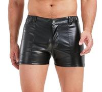 YUFEIDA Pantaloni del Pigiama in Raso da Uomo Pantaloncini da Boxer Larghi e Aderenti Pantaloni da Salotto Morbidi Pantaloncini Sospensorio Sacchetto rigonfio Biancheria Intima Indumenti da Notte
