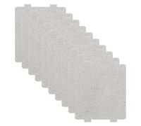 Yuflen 10 pezzi mica per microonde 118 x 99 mm Mica Universale Foglio Mica Slice Super Thick Heat Insulation Accessoires per Microonde per Cucina Forno a Microonde
