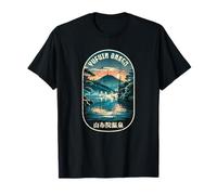 Yufuin Onsen Giappone Hot Spring Lake Japanese Kanji Souvenir Maglietta