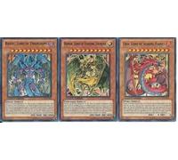 YuGiOh GX Legendary Collection 2 Single Card Ultra Rare Set of the 3 Sacred Beast Cards Uria, Hamon Raviel by Yu-Gi-Oh!