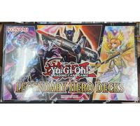 YUGIOH LEGENDARY HERO DECKS BOX SET (3 DECKS) SIGILLATO NUOVO