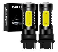 YUGRUPJG 2 lampadine LED T25 3157 7440 W21W 7443 W21/5W 1157 BAY15D 1156 P21W LED BA15S BAU15S PY21W for luci di retromarcia e luci dei freni(T15 W16W 912 921,WHITE)