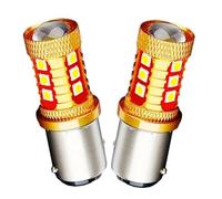YUGRUPJG 2 pezzi 1157 P21/5W BAY15D 1000LM 15 SMD 3030 LED luce di stop posteriore for auto luce di marcia diurna lampadina indicatore di direzione bianco rosso giallo(WHITE)