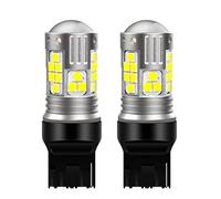 YUGRUPJG 2 pezzi T20 WY21W 7440 W21W Super Bright 3030 LED Lampadine dei freni for auto Indicatori di direzione Luce di retromarcia automatica Luce di marcia diurna(WHITE)