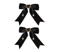 YUGSHNKFC 1/2 fermagli per capelli con perla per ragazze calde a forma di fiocco piccolo fermaglio per capelli coda di cavallo fermagli per capelli per ragazze adolescenti