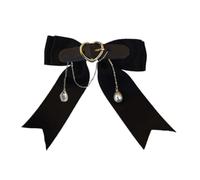 YUGSHNKFC 1/2 fermagli per capelli con perla per ragazze calde a forma di fiocco piccolo fermaglio per capelli coda di cavallo fermagli per capelli per ragazze adolescenti