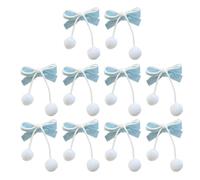 YUGSHNKFC 1 pz/1 paio/10 pz Bowknot Forma Forcine Ragazze Punk Clip di Capelli Coda di Cavallo Fermaglio per Capelli con per la Franga Donna