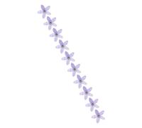 YUGSHNKFC 10 fermagli per capelli scintillanti per ragazze, tenuta forte e delicata, con strass floreali