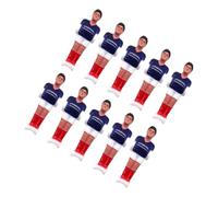 YUGSHNKFC 10Pcs Hard Calcio Foosball Man Tavolo Ragazzi Calcio Giocatore di Calcio Piccolo Calcio Uomini Calcio Biliardino di Ricambio Giocatori Piccole Figure