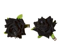 YUGSHNKFC 2 fermagli per capelli a forma di rosa, piccoli fermagli per capelli, fermagli per capelli a forma di fiore, per donne, ragazze e bambini
