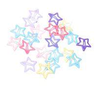 YUGSHNKFC 21 fermagli per capelli da ragazza, piccoli, 2,5 cm, a forma di stella, in metallo, accessori per capelli da donna