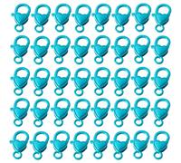 YUGSHNKFC 40 Fermagli per Artigli Aragosta a Forma Cuore d'Amore in Vari Colori Accessori per Gioielli per Collana Bracciale Portachiavi Creazione Fermagli per Aragosta Colorati