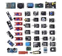 YUGSHNKFC 45 Kit Moduli Sensore in 1 in 1 per Pacchetto Avviamento 2560 Contiene 45 Moduli Pratici tra Cui Joysticks Relè Relè più Intelligenti Smartest Sviluppo della Casa Kit Sensori