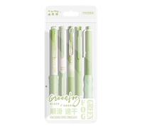 YUGSHNKFC 5 Inchiostri In Gel Ricaricabile Penna Rapida A Secco A Secco Per Gel Retrattile Penna Da 0 5 Mm Contesa Comoda Per Scrivere Journaling Motivazionale
