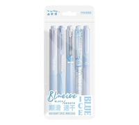 YUGSHNKFC 5 Inchiostri In Gel Ricaricabile Penna Rapida A Secco A Secco Per Gel Retrattile Penna Da 0 5 Mm Contesa Comoda Per Scrivere Journaling Motivazionale