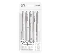 YUGSHNKFC 5 Inchiostri In Gel Ricaricabile Penna Rapida A Secco A Secco Per Gel Retrattile Penna Da 0 5 Mm Contesa Comoda Per Scrivere Journaling Motivazionale